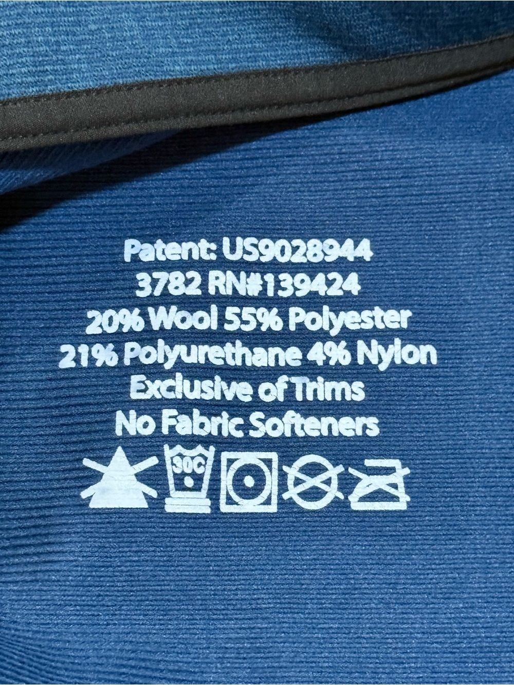VOORMI Merino Wool Performance Hoodie Blue Navy Men’s Large Made USA - Picture 13 of 14
